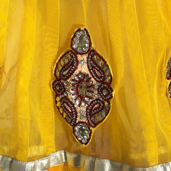 - - Little Girls Indian Style Dress. Breast Cancer Fundraiser - Picture 2 of 6